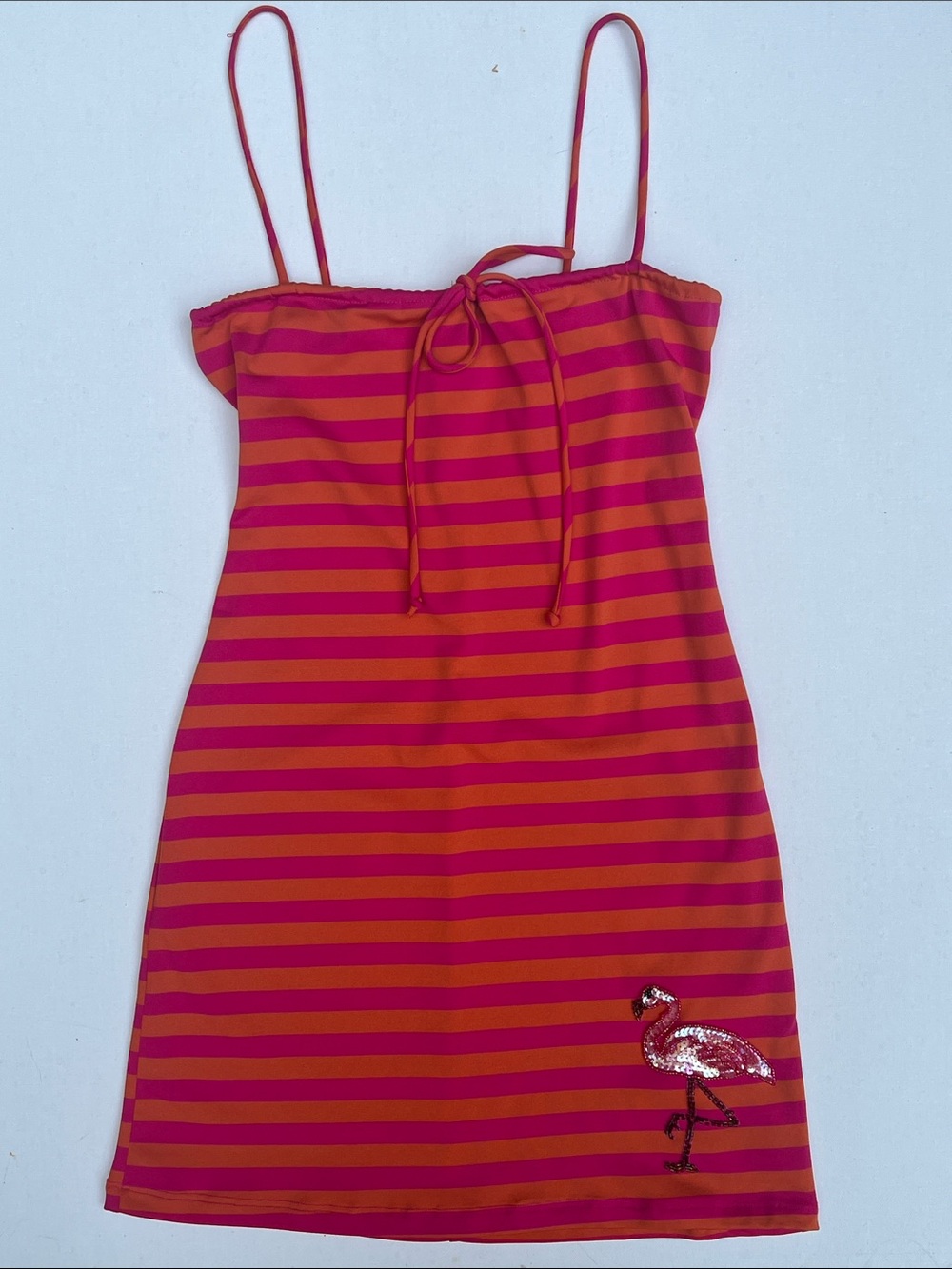 🦩Vtg striped beach dress🦩 - Picture 9 of 10